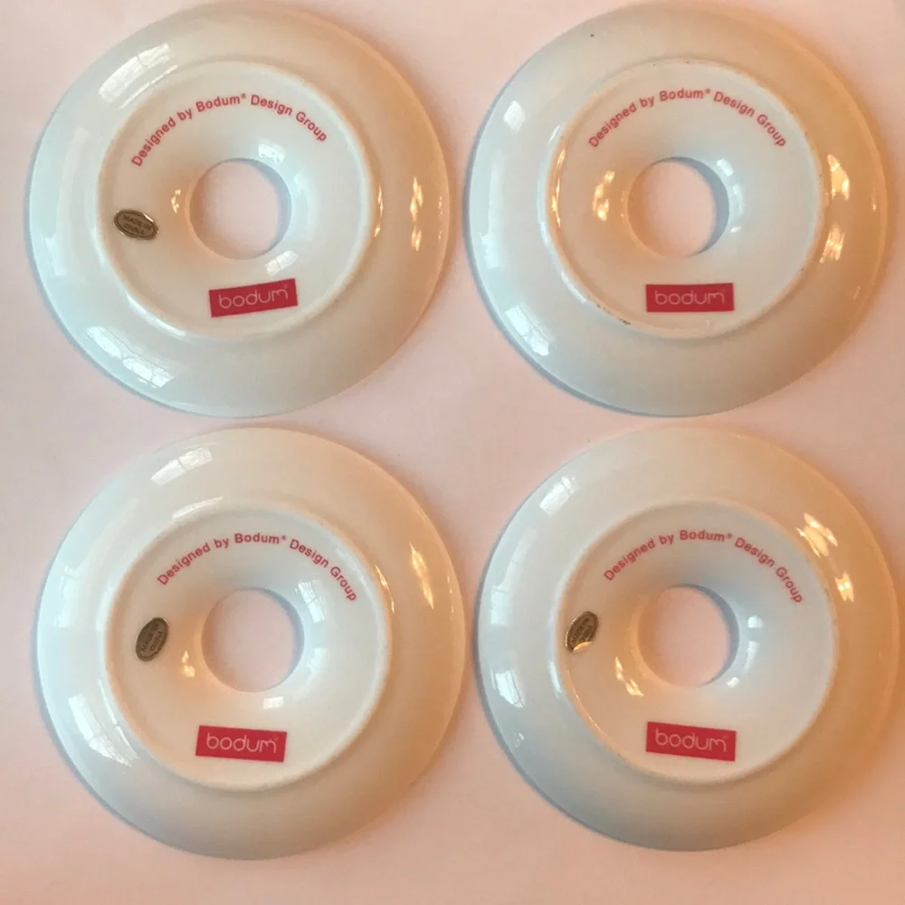 Bodum Espresso Donut Saucer Plate Set